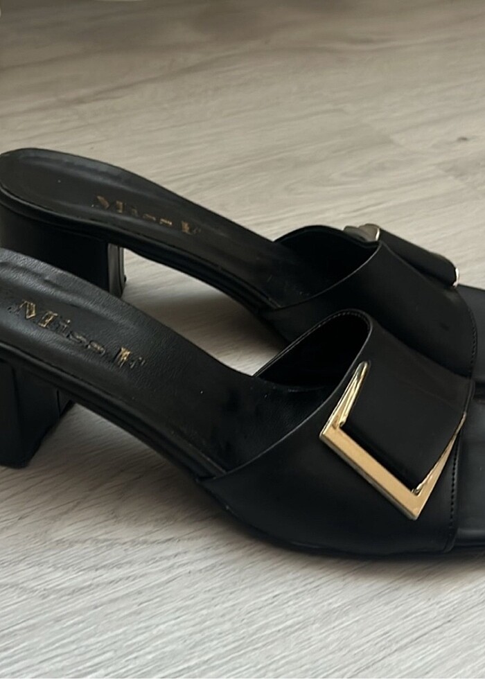 Flo kadın topuklu terlik - Görsel 4