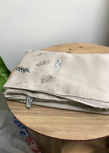 Pamuklu Pudra Pembesi Bohem Kadın Şal - Görsel 2