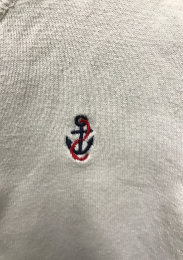 Beyaz Lacivert Mango Casual Üst - Görsel 3