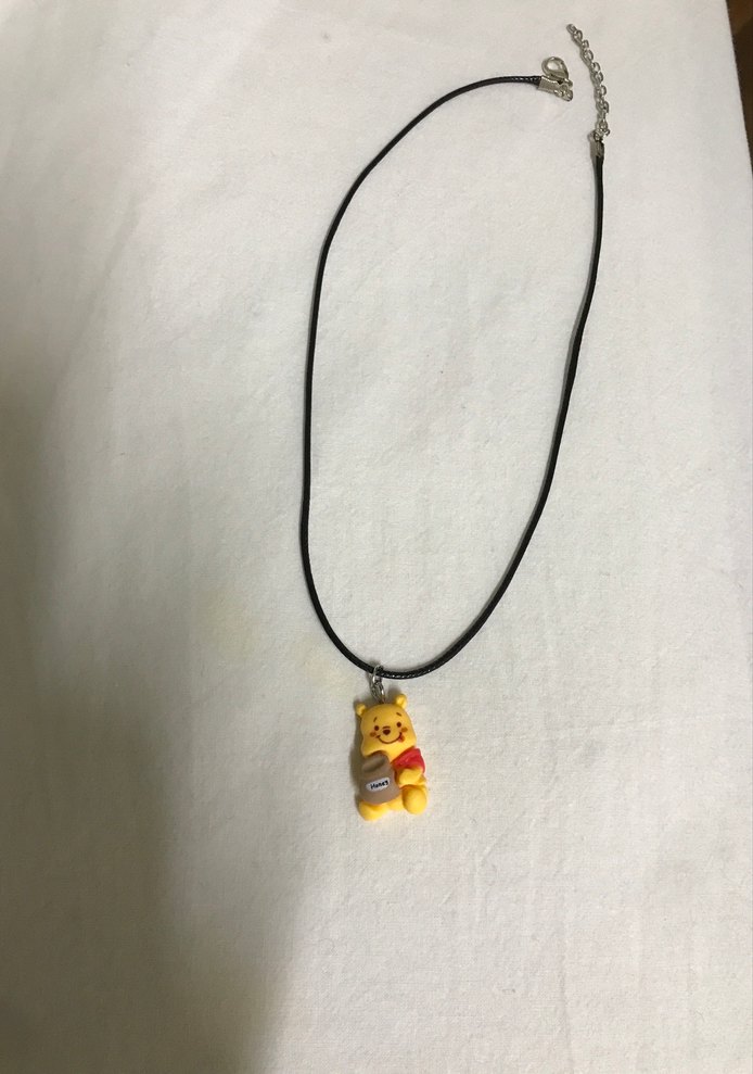 Sarı Renkli Midi Kolye Winnie The Pooh Figürlü - Görsel 2
