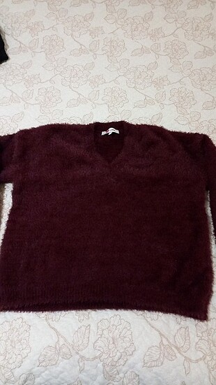 Yumuşacık bordo kazak