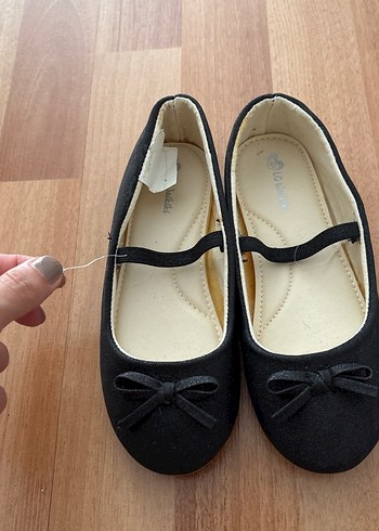 LC Waikiki Kız Çocuk Siyah Fiyonk Detaylı Babet
