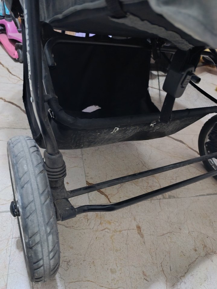 Gri Çiftli Bebek Arabası - Görsel 5