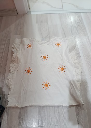 Beyaz Baskılı Çocuk Atlet LC Waikiki - Görsel 2