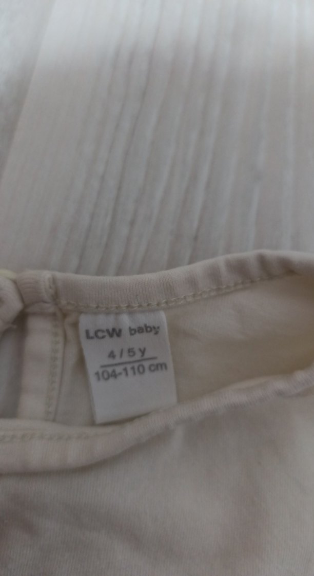 Kız Çocuk Beyaz Uzun Kollu Baskılı Tişört - Görsel 2