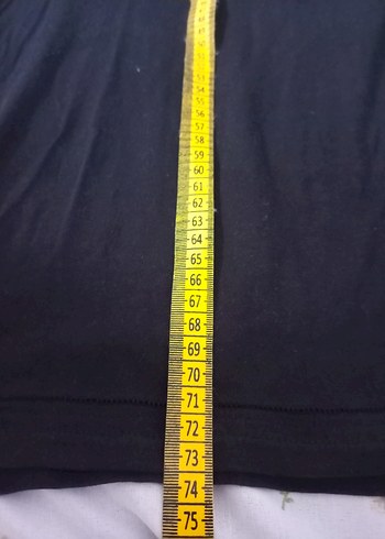 Siyah V Yaka Uzun Kollu Erkek tişört - Görsel 2