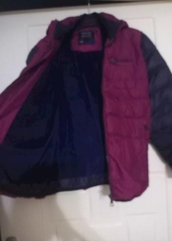 Bordo Siyah Erkek Çocuk Fermuarlı Mont - Görsel 3