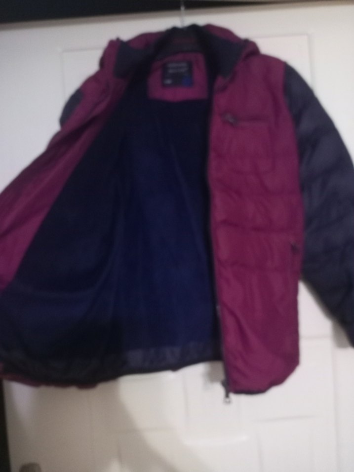 Bordo Siyah Erkek Çocuk Fermuarlı Mont - Görsel 3