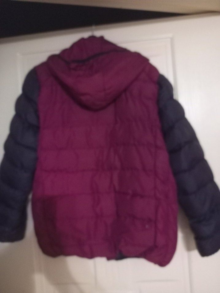 Bordo Siyah Erkek Çocuk Fermuarlı Mont - Görsel 2