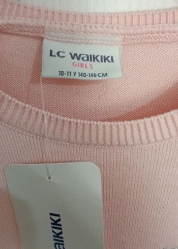 LC Waikiki Kız Çocuk Pembe Triko Sweatshirt