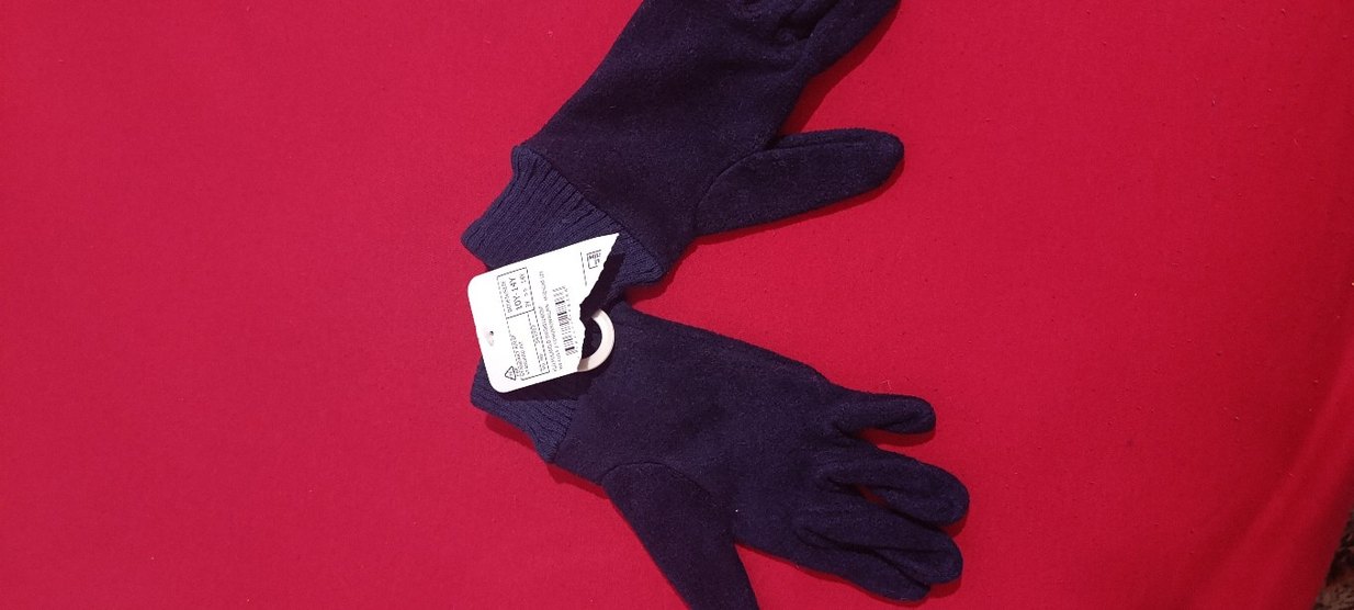 lacivert Erkek Çocuk Triko Eldiven - Görsel 2