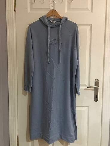 Bebe Mavisi Uzun Sweat Tunik