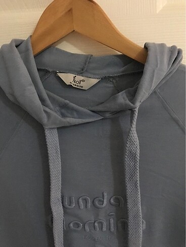 Zara Bebe Mavisi Uzun Sweat Tunik