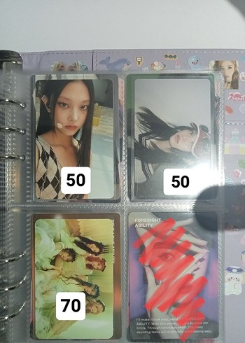  Beden le sserafim yunjin kazuha chaewon sakura new jeans haerin pc