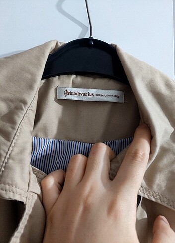 m Beden camel Renk Stradivarius Trençkot 