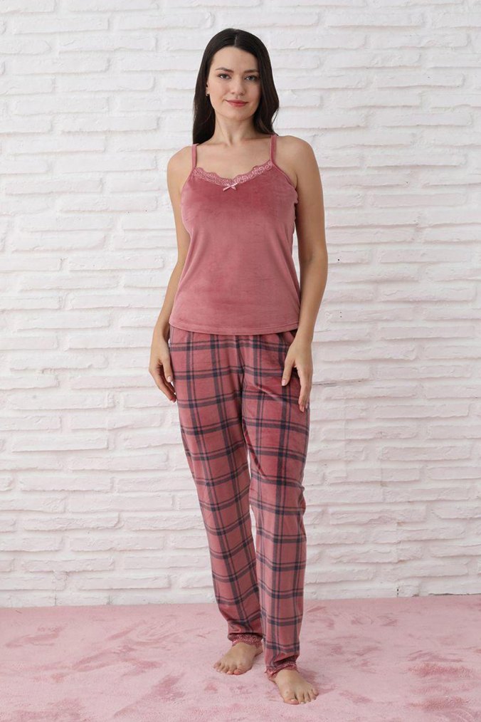 Fransız kadife 3lu takım - Görsel 3