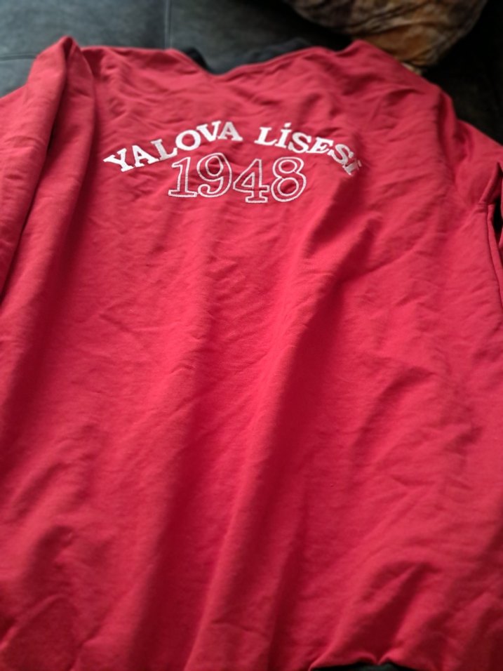 Kırmızı Fermuarlı Erkek Çocuk Ceket - Görsel 2