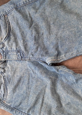 Bej Renkli Kadın Denim Jean - Görsel 4