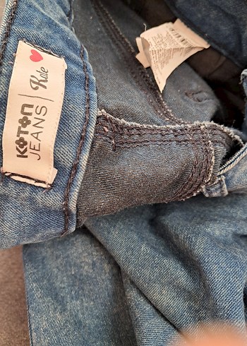 Bej Renkli Kadın Denim Jean - Görsel 3
