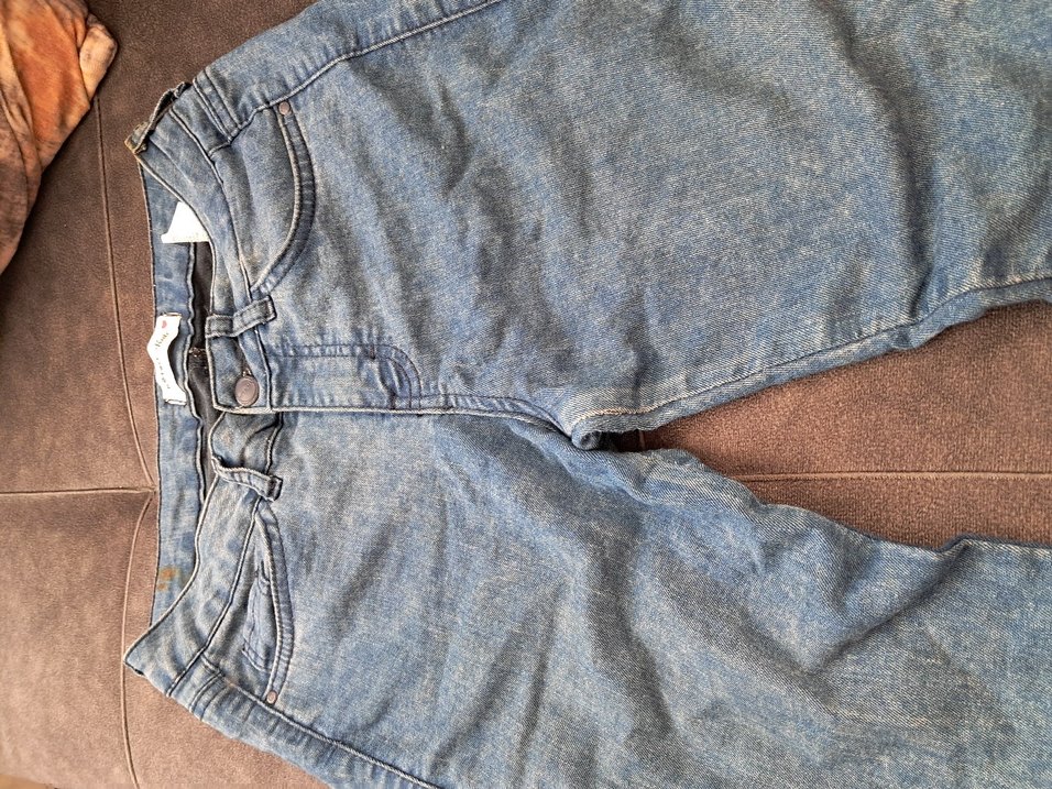 Bej Renkli Kadın Denim Jean - Görsel 4