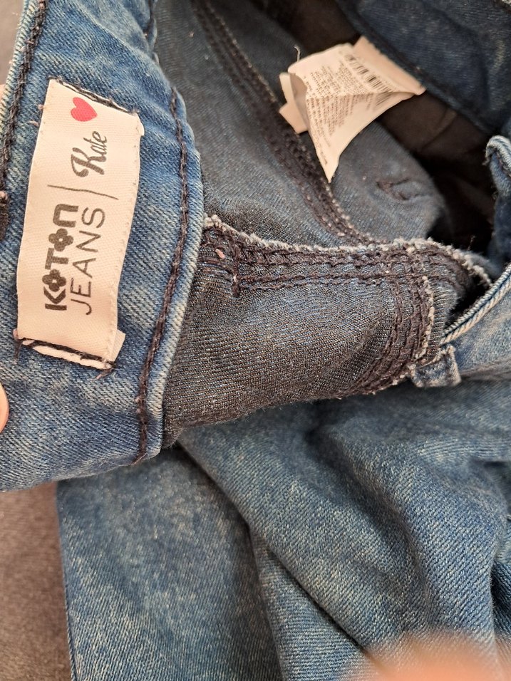 Bej Renkli Kadın Denim Jean - Görsel 3
