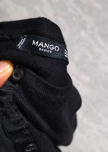 Mango Basics Siyah Hırka