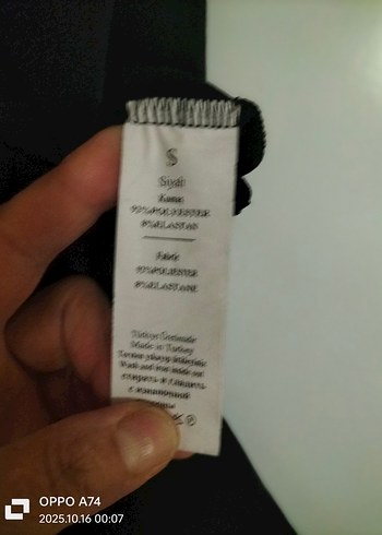 Siyah kısa kollu Elbise - Görsel 9