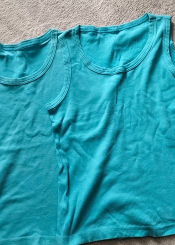 Çocuk Turkuaz Atlet - Görsel 3