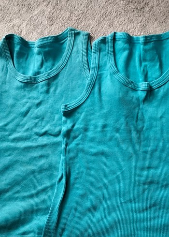 Çocuk Turkuaz Atlet - Görsel 2