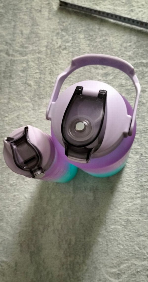 Pastel Mor Çocuk Ve Yetişkin Termos Şişesi - Görsel 2