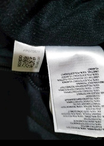 Siyah Adidas Fermuarlı Erkek Spor Eşofman Üstü - Görsel 6