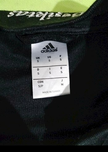 Siyah Adidas Fermuarlı Erkek Spor Eşofman Üstü - Görsel 5