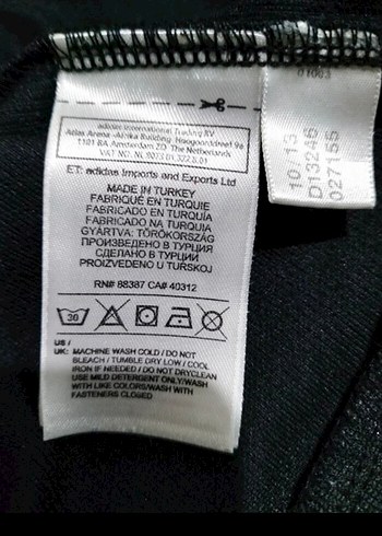 Siyah Adidas Fermuarlı Erkek Spor Eşofman Üstü - Görsel 7