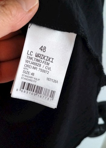 Uzun Kollu Zincir Detaylı Siyah Kadın Tunik - Görsel 7