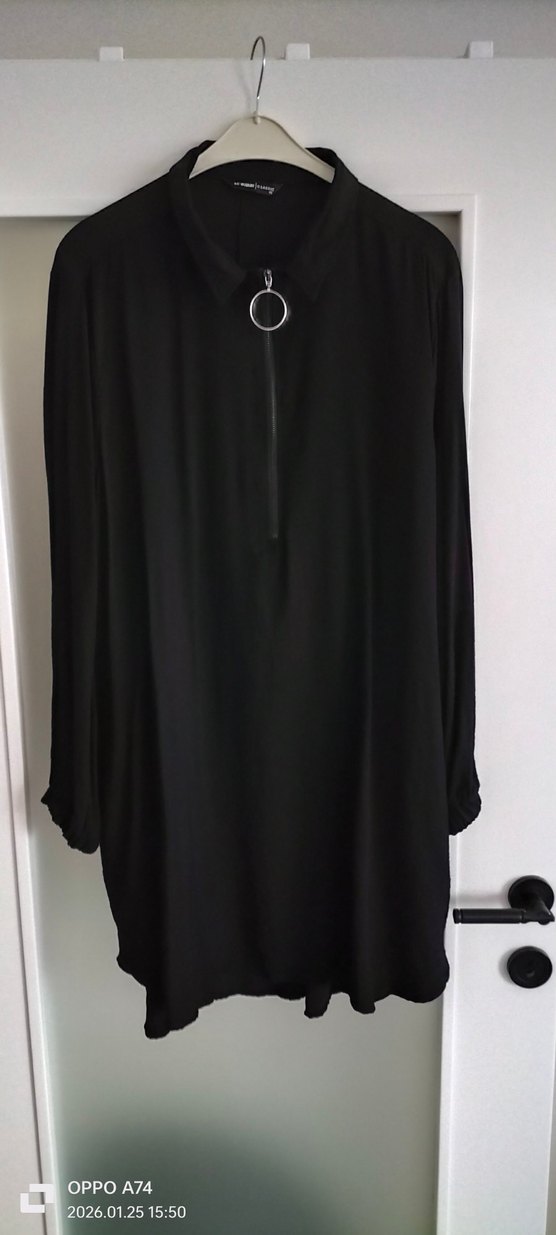 Halkalı Fermuarlı Uzun Kollu Kadın Tunik - Görsel 2