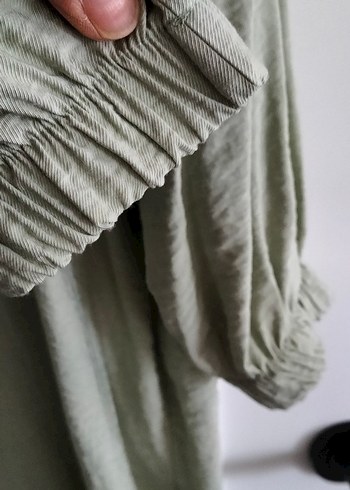 Kadın Uzun Kollu Bol Keten Tunik - Görsel 6