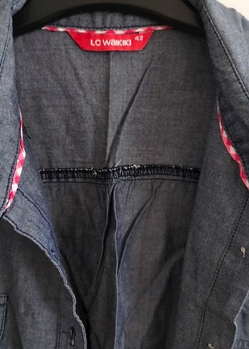 Düğmeli, Uzun Kollu Gömlek - Görsel 2