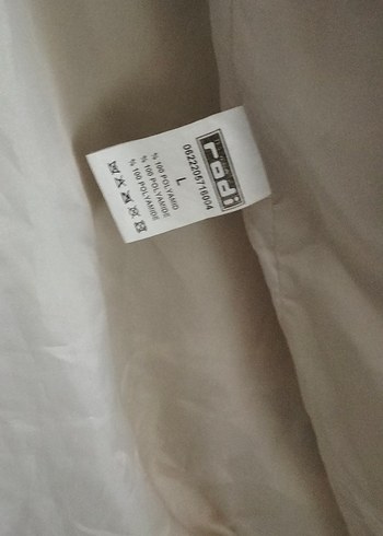 Bej Uzun Düğmeli Kadın Kışlık Mont - Görsel 8