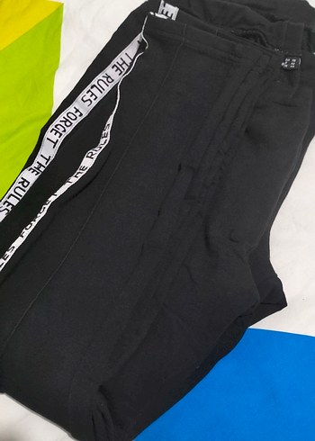 Siyah Spor Rahat Tayt - Görsel 5