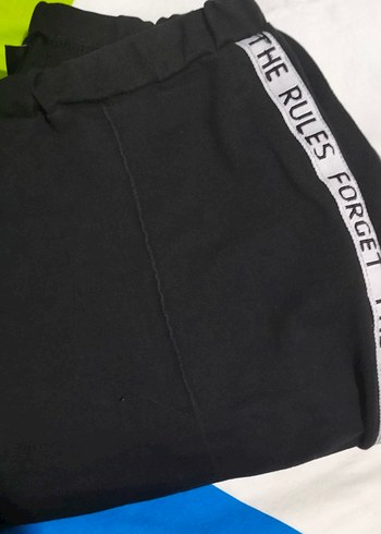 Siyah Spor Rahat Tayt - Görsel 8