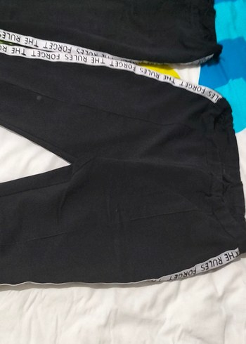 Siyah Spor Rahat Tayt - Görsel 3