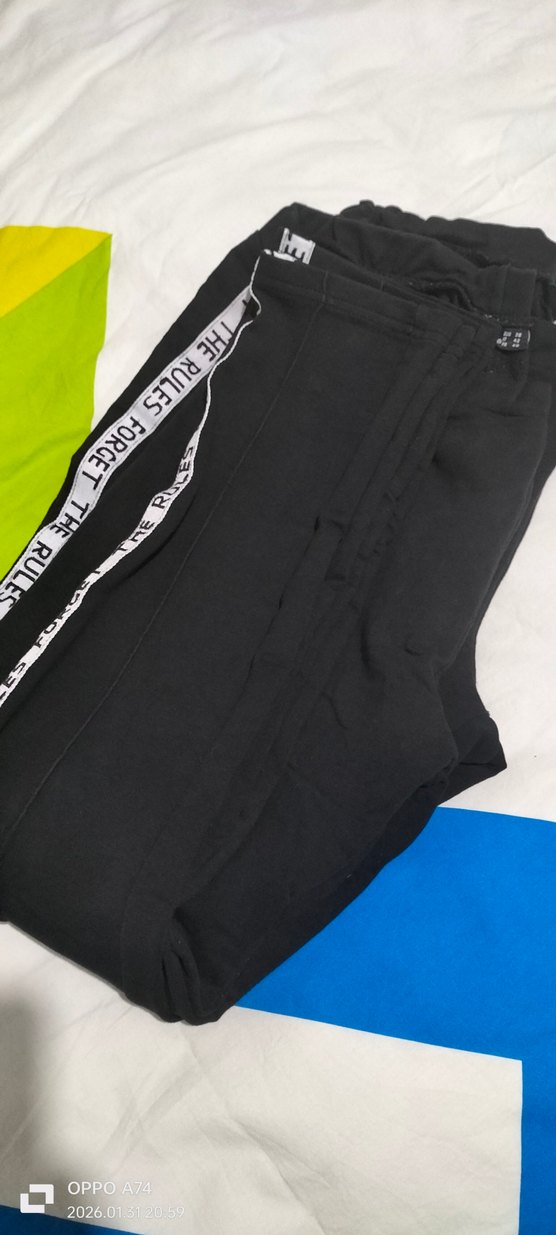 Siyah Spor Rahat Tayt - Görsel 5