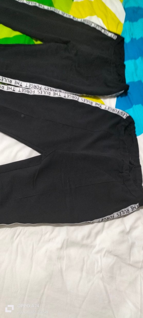 Siyah Spor Rahat Tayt - Görsel 3