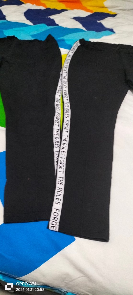 Siyah Spor Rahat Tayt - Görsel 4