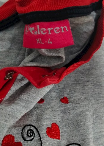 Baskılı Gri Kadın Uzun Pijama Takımı - Görsel 4