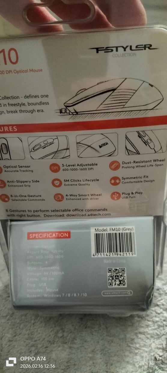 Siyah Optik Kablosuz Mouse - Görsel 4