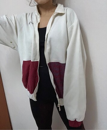 oversize polar ceket