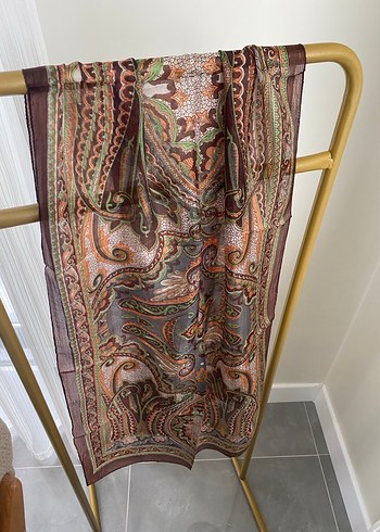 HİNT İPEĞİ FULAR - Görsel 2