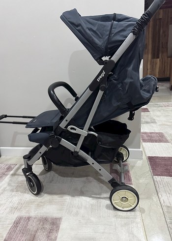 Füme/ Siyah  Bebek Arabası Katlanabilir Tasarım - Görsel 5