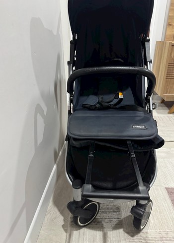 Füme/ Siyah  Bebek Arabası Katlanabilir Tasarım - Görsel 3
